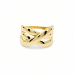 10K Yellow Gold Fashion Women's Ring - Miral Jewelry