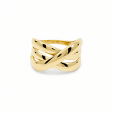 10K Yellow Gold Fashion Women's Ring - Miral Jewelry
