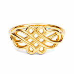 10K Yellow Gold Fashion Women's Ring - Miral Jewelry