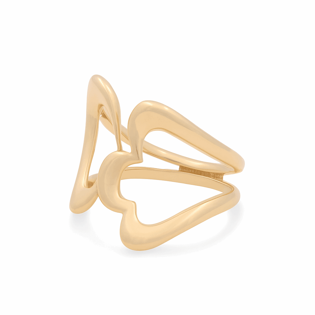10K Yellow Gold Fashion Women's Ring - Miral Jewelry