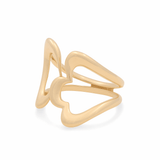 10K Yellow Gold Fashion Women's Ring - Miral Jewelry
