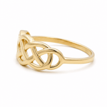 10K Yellow Gold Fashion Women's Ring - Miral Jewelry