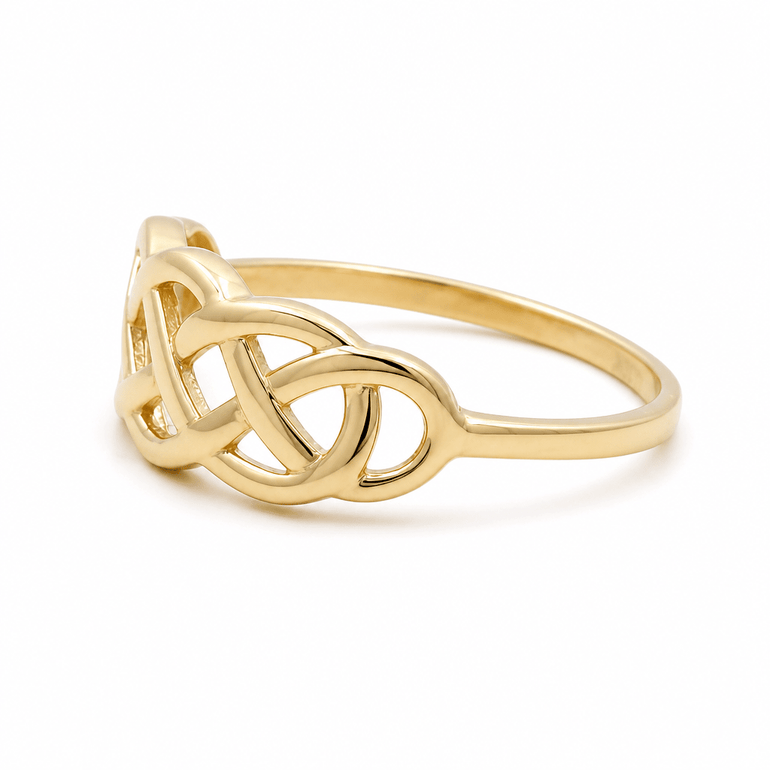 10K Yellow Gold Fashion Women's Ring - Miral Jewelry