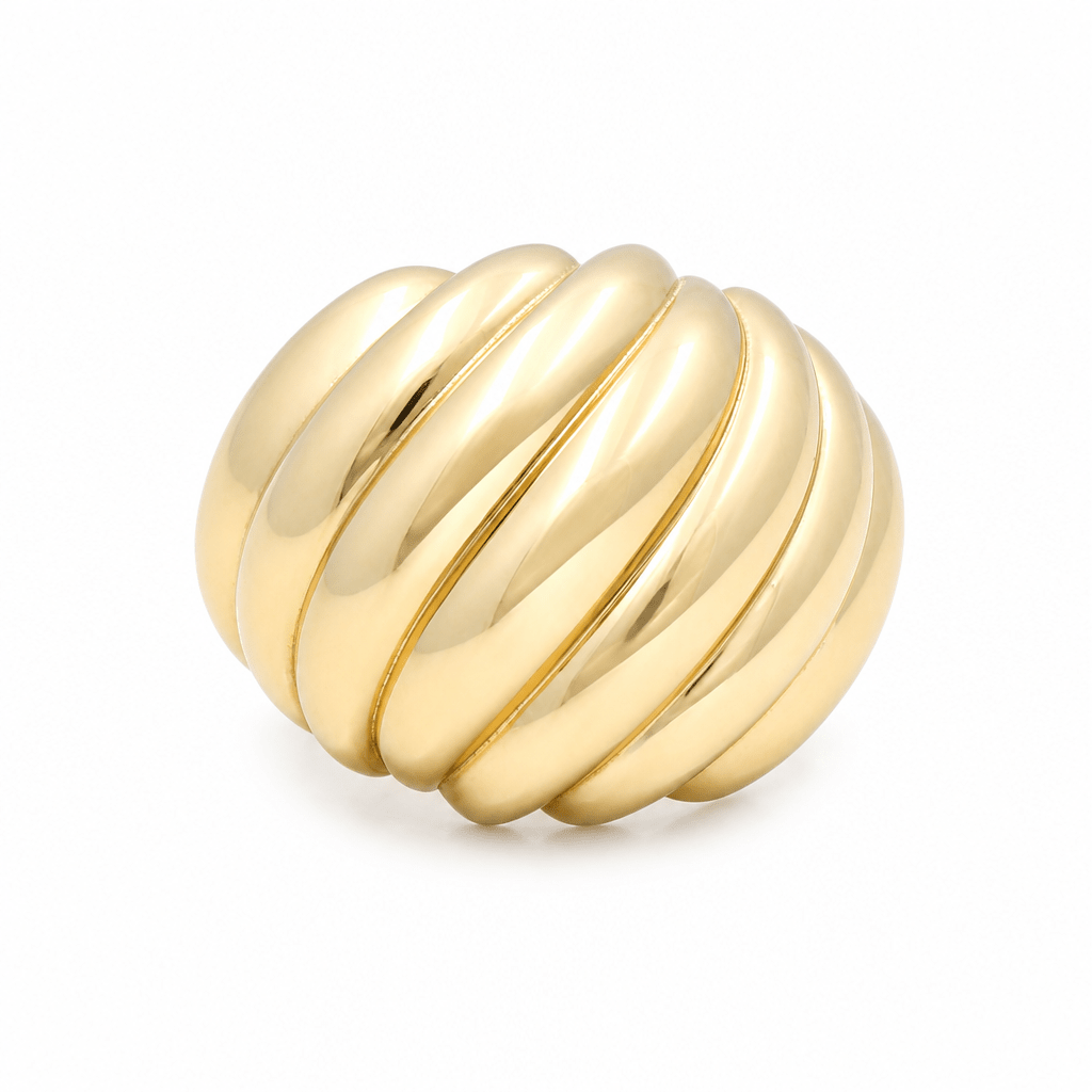 10K Yellow Gold Fashion Women's Ring - Miral Jewelry