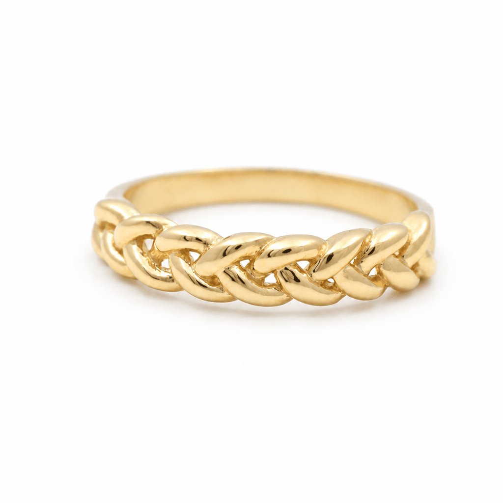 10K Yellow Gold Fashion Women's Ring - Miral Jewelry