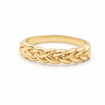 10K Yellow Gold Fashion Women's Ring - Miral Jewelry