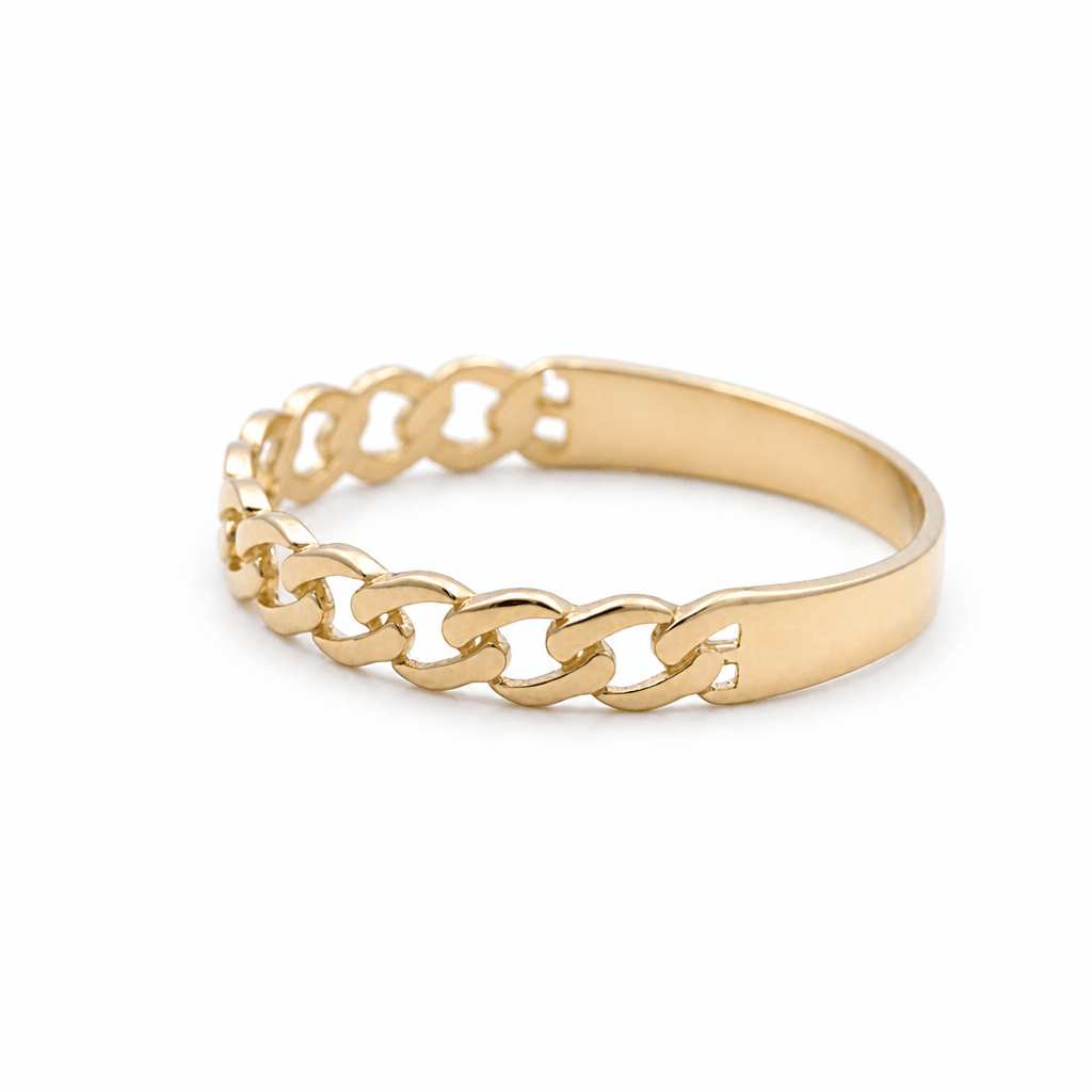 10K Yellow Gold Fashion Women's Ring - Miral Jewelry