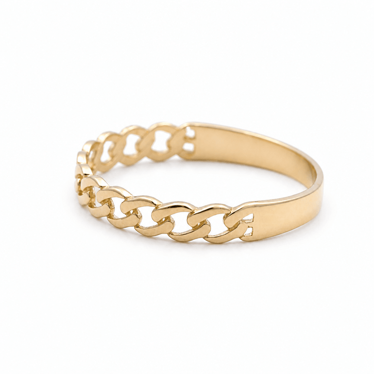 10K Yellow Gold Fashion Women's Ring - Miral Jewelry