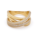 10K Yellow Gold Fashion Women's Ring - Miral Jewelry