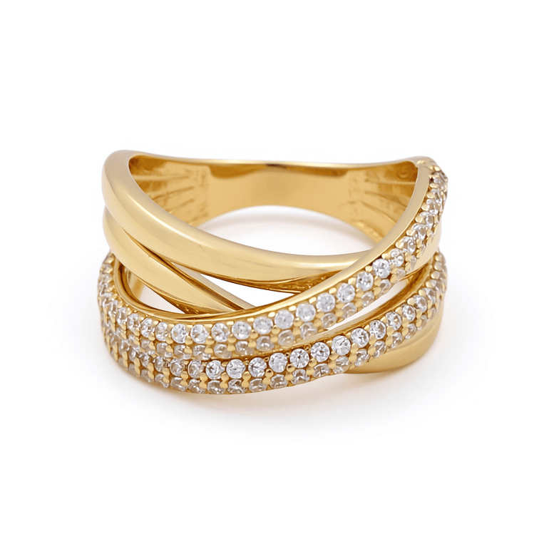 10K Yellow Gold Fashion Women's Ring - Miral Jewelry