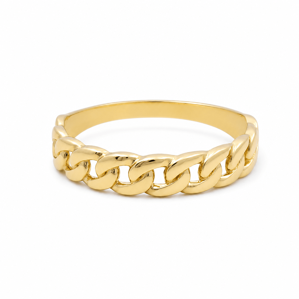 10K Yellow Gold Fashion Women's Ring - Miral Jewelry