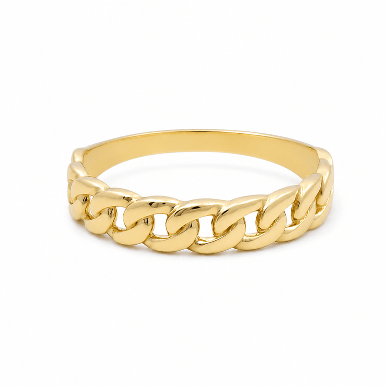10K Yellow Gold Fashion Women's Ring - Miral Jewelry