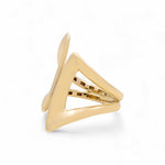 10K Yellow Gold Fashion Women's Ring - Miral Jewelry