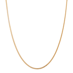 10K Yellow Gold Franco Link Chain 24" - Miral Jewelry