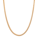 10K Yellow Gold Hollow Cuban Link 24" - Miral Jewelry