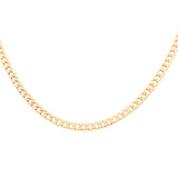 10K Yellow Gold Hollow Cuban Link Chain - Miral Jewelry