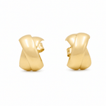 10K Yellow Gold Huggie Earrings - Miral Jewelry
