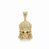 10K Yellow Gold Indian Pendant - Miral Jewelry