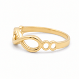 10K Yellow Gold Infiniti Fashion Women's Ring - Miral Jewelry