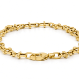 10K Yellow Gold Italian Link Bracelet – 7.5" - Miral Jewelry