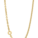 10k Yellow Gold Italian Link Necklace - Miral Jewelry