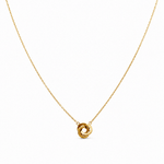 10k Yellow Gold Knot Necklace - Miral Jewelry