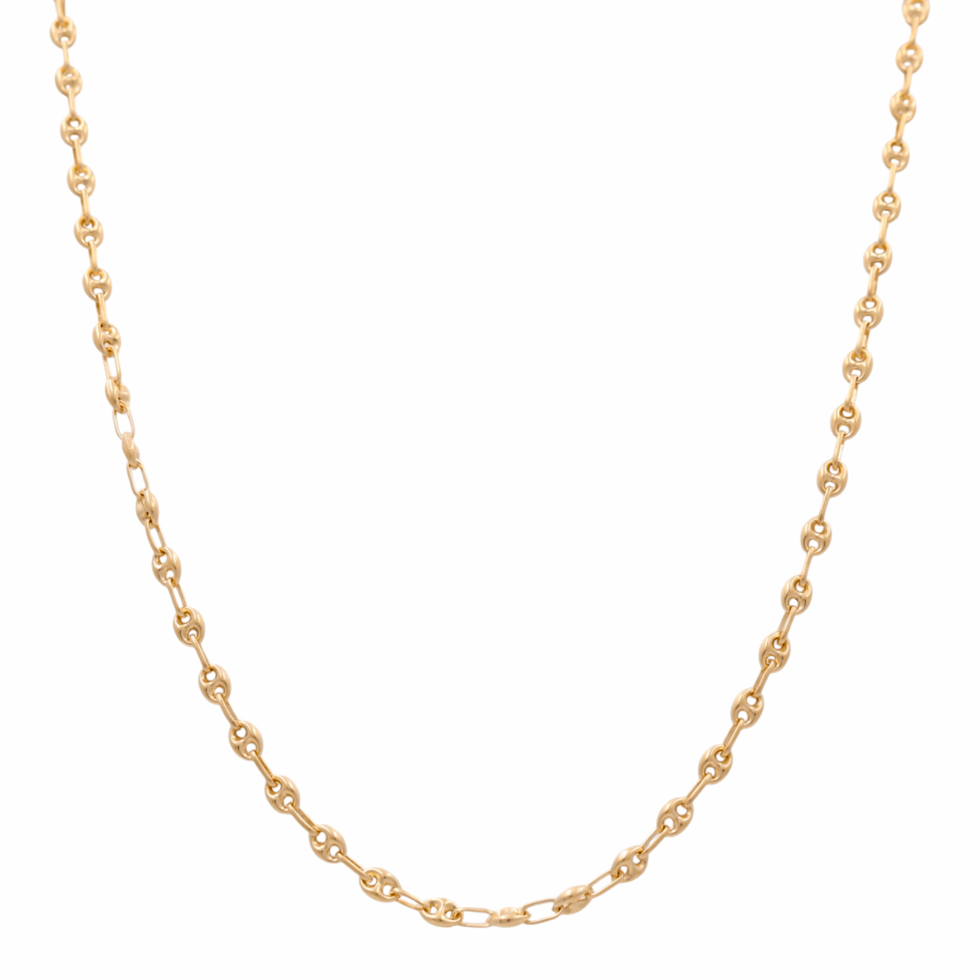 10K Yellow Gold Marine Chain 24" - Miral Jewelry