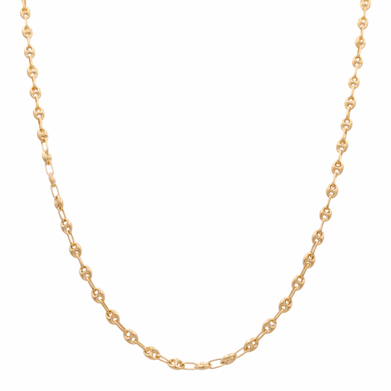 10K Yellow Gold Marine Chain 24" - Miral Jewelry