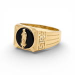 10k Yellow Gold Milagrosa Fashion Men's Ring - Miral Jewelry