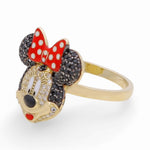 10K Yellow Gold Minnie Fashion Women's Ring - Miral Jewelry