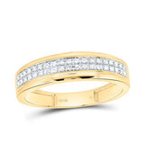 10k Yellow Gold Modern 3 Pieces Diamond with 0.37Tw Round Diamonds - Miral Jewelry