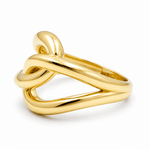 10K Yellow Gold Modern Fashion Women's Ring - Miral Jewelry