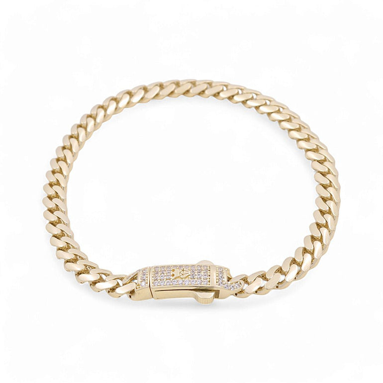 10K Yellow Gold Monaco Bracelet - Miral Jewelry