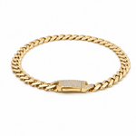 10K Yellow Gold Monaco Bracelet - Miral Jewelry