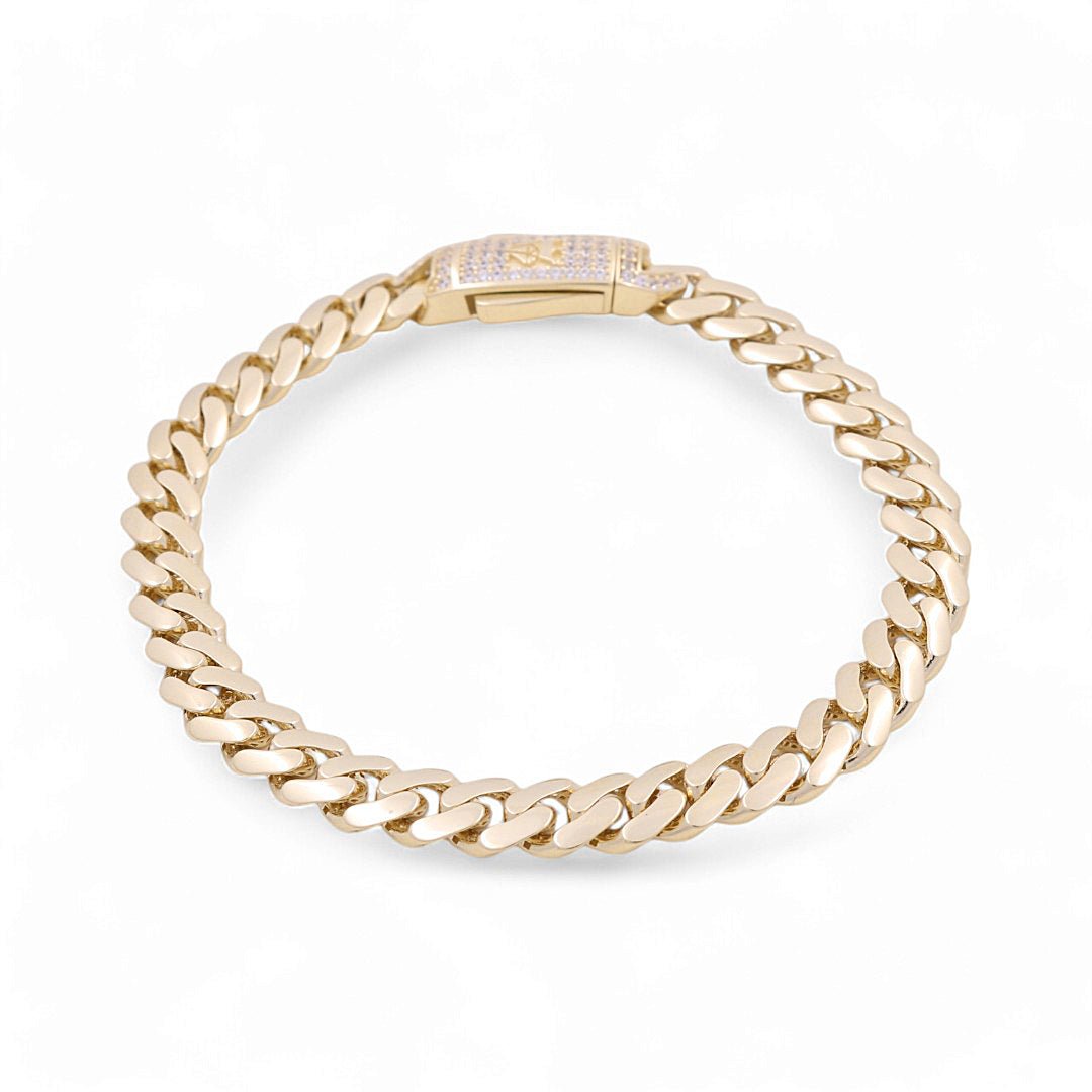 10K Yellow Gold Monaco Bracelet - Miral Jewelry