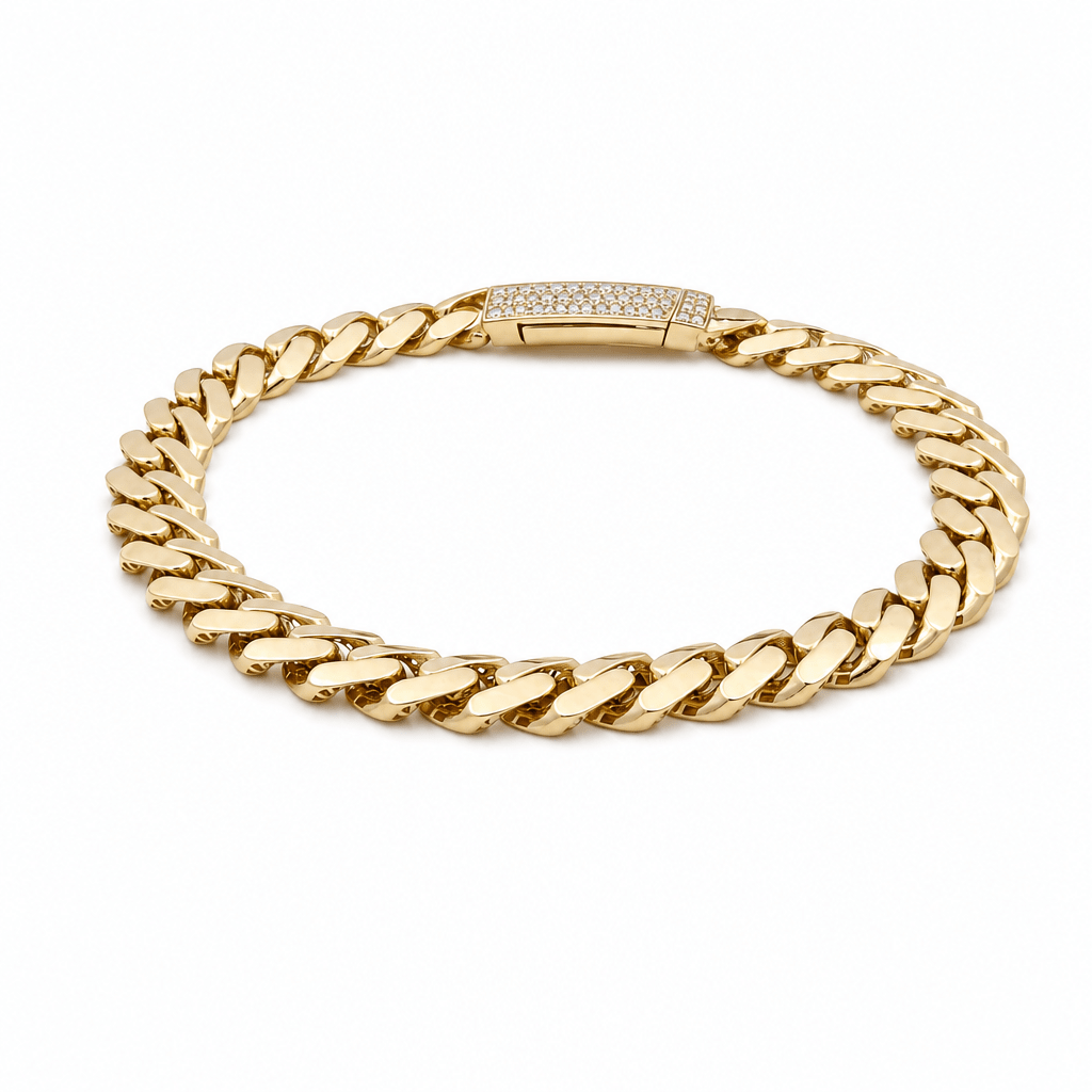 10K Yellow Gold Monaco Bracelet - Miral Jewelry