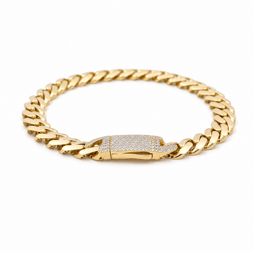 10K Yellow Gold Monaco Bracelet - Miral Jewelry