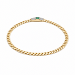 10K Yellow Gold Monaco Bracelet - Miral Jewelry