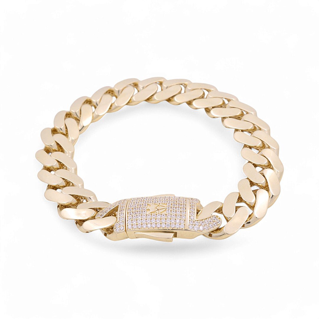 10K Yellow Gold Monaco Bracelet - Miral Jewelry