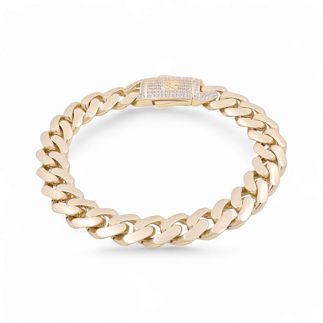 10K Yellow Gold Monaco Bracelet - Miral Jewelry
