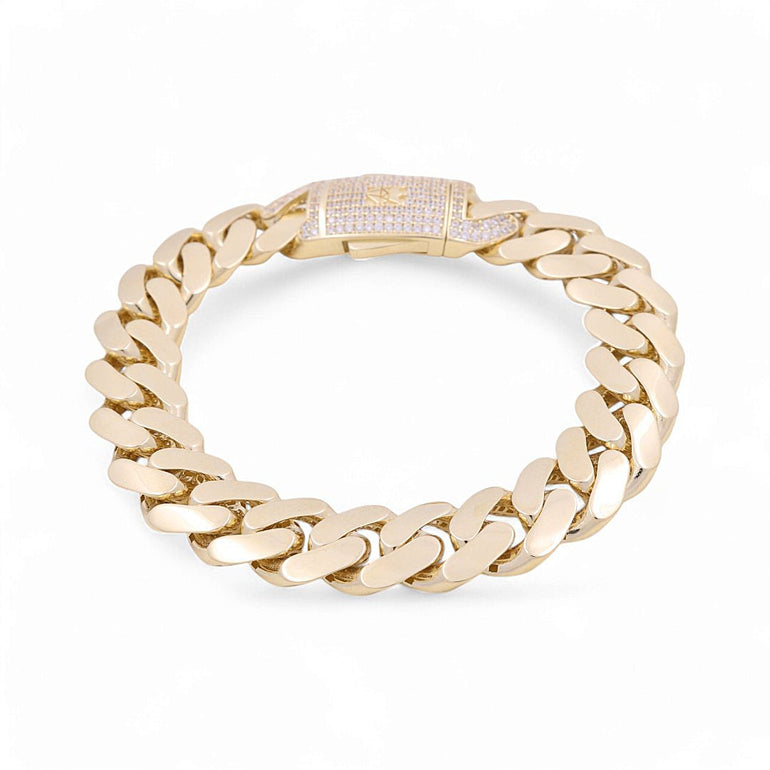 10K Yellow Gold Monaco Bracelet - Miral Jewelry