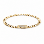 10K Yellow Gold Monaco Bracelet Women's - Miral Jewelry