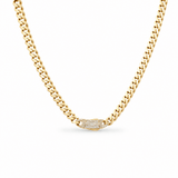 10K Yellow Gold Monaco Chain 16" - Miral Jewelry