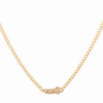 10K Yellow Gold Monaco Chain 16" - Miral Jewelry