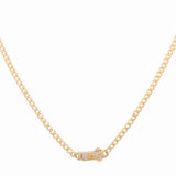 10K Yellow Gold Monaco Chain 16" - Miral Jewelry