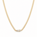 10K Yellow Gold Monaco Chain 20" - Miral Jewelry
