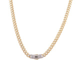10K Yellow Gold Monaco Chain 20" - Miral Jewelry