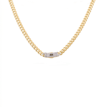 10K Yellow Gold Monaco Chain 20" - Miral Jewelry