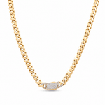 10K Yellow Gold Monaco Chain 20" - Miral Jewelry