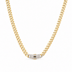 10K Yellow Gold Monaco Chain 20" - Miral Jewelry